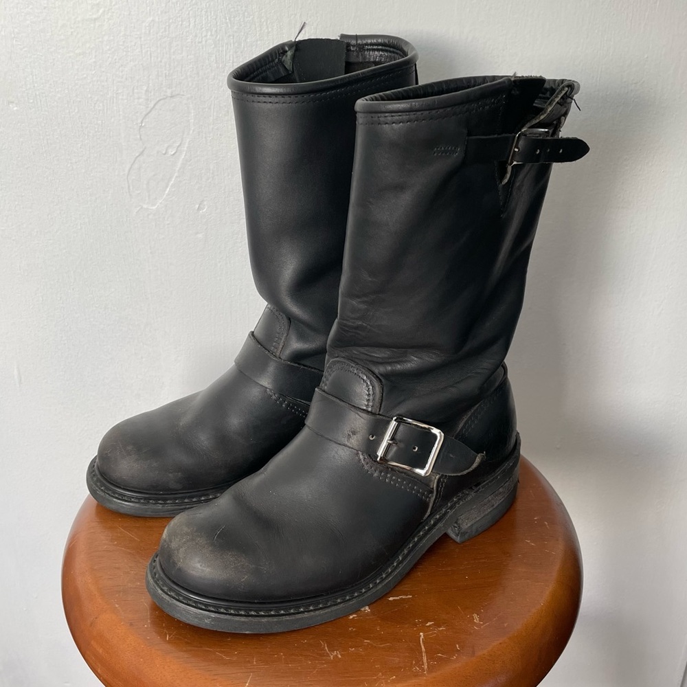 Carolina - Leather Engineer Boots